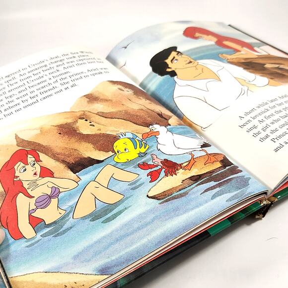 Disney’s The Little Mermaid | Vintage 1989 Little Golden Book | First Edition - Picture 6 of 6